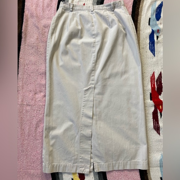 GAP beige khaki button down maxi skirt - Picture 10 of 13